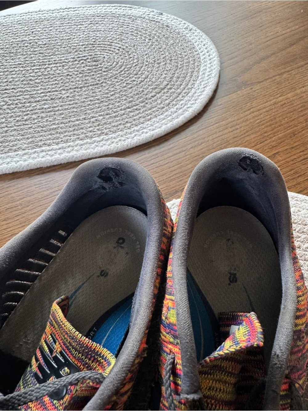 New Balance Men’s Multicolor Knit Minimus  Sneakers — Black Accents